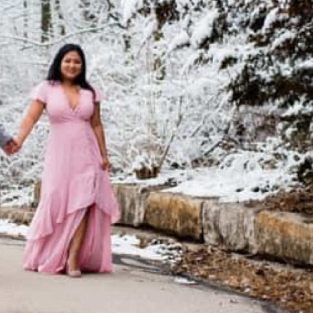 Baby Pink Long Dress